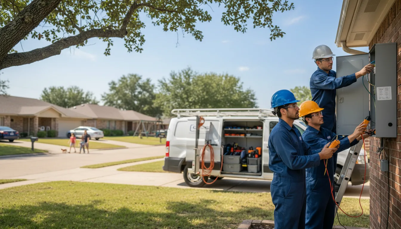 Certified electrician providing emergency electrical services in Beaumont, KY